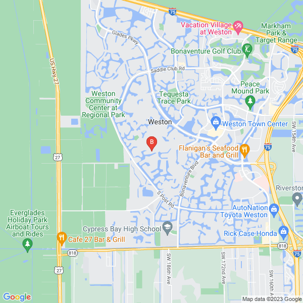 Filterbuy HVAC Solutions - Weston FL location map: 2573 Mayfair Lane, Weston, FL