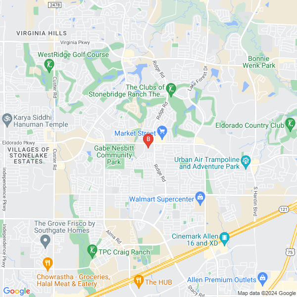 Towing & Roadside Service location map: 6401 Eldorado Pkwy, McKinney, TX