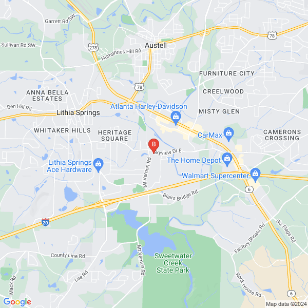GBHJ GLOBAL location map: 2727 Skyview Dr #1337, LITHIA SPRINGS, Georgia