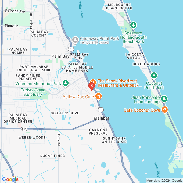 Indiana Law Today location map: 3305 Wedgewood Dr NE, Palm Bay, FL